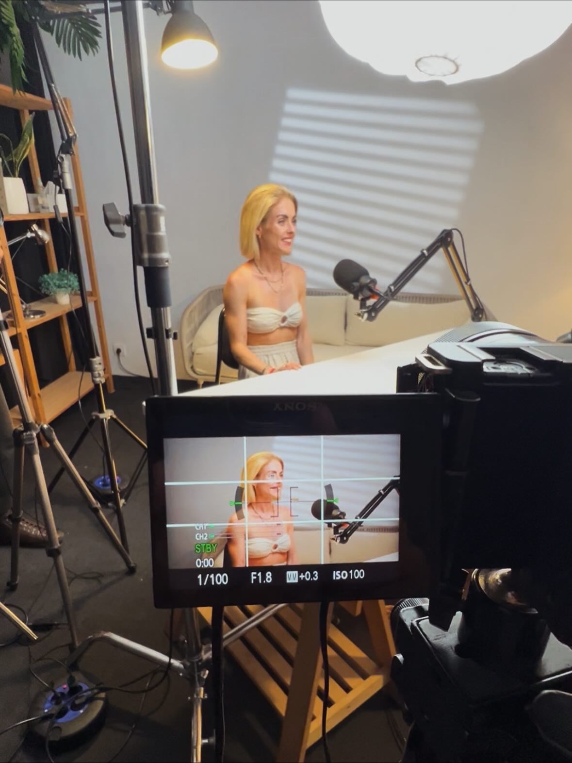 Eilidh Sutherland in studio